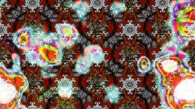 Küçük çiçekte güzel bir çiçek deseni var. Çiçekli çiçek deseni, suluboya. Raster deseni.