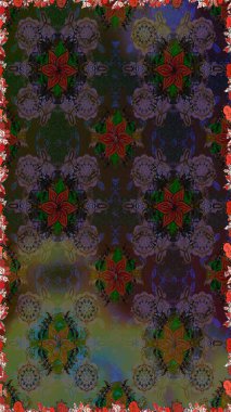 Küçük ölçekli çiçek basit şirin desende. Üretim, duvar kağıdı, baskı, hediye paketi ve scrapbooking Tekstil veya kitap için çiçek sorunsuz arka plan kapsar. Raster illüstrasyon.