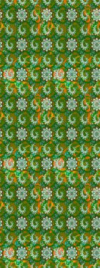 Modaya uygun kumaş deseni. Raster illüstrasyonu. Küçük çiçekteki sevimli çiçek deseni. Tony 'nin kumaş desenini çiz.