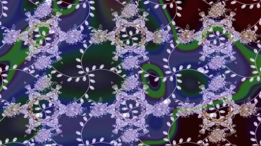 Soyut etnik raster çizim kalıbı. Kabile sanatı boho baskısı, klasik çiçek arkaplanı. Arkaplan dokusu, duvar kağıdı, mor renkli çiçek teması.