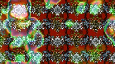 Güzel kumaş deseni. Güzel karalamalı çiçek desenli çizim. Küçük çiçekteki sevimli çiçek deseni. Raster illüstrasyonu.