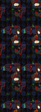 Kumaş, duvar kağıdı ve kağıt üzerine baskı yapmak için gelişen arka plan. Moda arka planında parlak buketler. Eski usul küçük çiçekli şirin bir eskiz deseni. Raster illüstrasyonu.