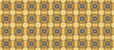 Noel, kar tanesi, yeni yıl 2019. Kahverengi, sarı ve bej renklerde, altın elementlerle kusursuz klasik desen.