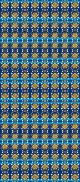 Anti-stres için soyut örnek sayfası. Kahverengi ve mavi renklerde. Raster illüstrasyonu.