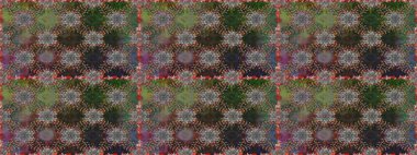 Gri renkli etnik çiçeklerle kusursuz bir desen. Raster Çiçek İllüstrasyon Şirin Tekstil.