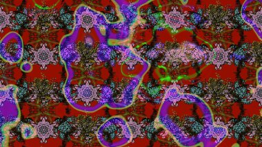 Doodle tarzı. Kırmızı ve kahverengi renkte çiçekler. Elle çizilmiş sonbahar çiçeği deseni. Renkli kırmızı ve kahverengi çizim kalıpları. Tekstil ve kapak tasarımı için mükemmel.