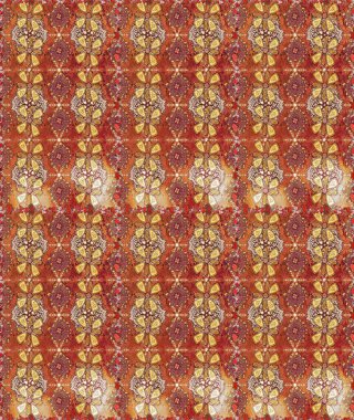 Raster illüstrasyonu. Kahverengi ve turuncu renkli yaz çiçekleri. Raster çiçek desenli ve çiçekli..