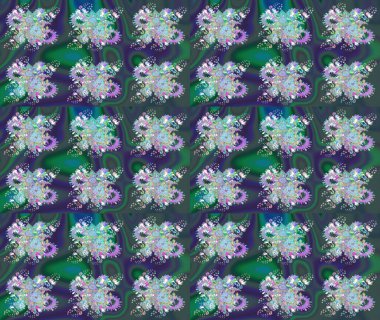 Suluboya tarzında mavi ve yeşil çiçekli zarif eskiz deseni, tasarım elementleri. Düğün davetiyeleri için çiçek deseni, tebrik kartları, hatıra defteri, baskı, hediye paketi, imalat. Düzenlenebilir