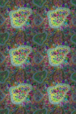 Raster güzel kumaş deseni. Soyut zerafet çiçek arka plan ile seamless modeli.