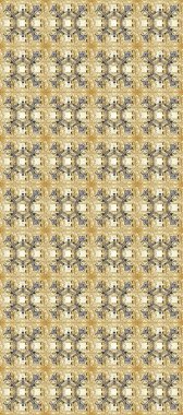 Raster altın çiçek süsü brokar kumaş ve cam desenli. Kusursuz altın desen. Altın elementli bej, nötr ve kahverengi renkler. Çiçek desenli altın metal..