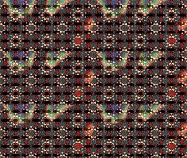 Etnik Mandala süsü. Raster Henna dövme stili. Tekstil, tebrik kartı, boyama kitabı, telefon kılıfı baskısı için kullanılabilir. Hint çiçekli desenli şal desenli..