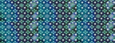 Halk tarzı. Modern çiçek arkaplanı. Parlak renkli çiçekleri olan ve mavi ve nötr renklerde yaprakları olan harika bir çiçek deseni. Moda baskıları için zarif bir şablon.