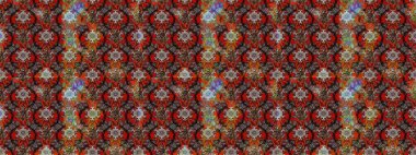 Kahverengi renkli çiçekler. Raster illüstrasyonunda çiçek deseni çizimi.