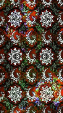 Siyah ve gri renkli çiçekler. Sevimli çiçek raster deseni. Renkli Bahar Teması eskiz kalıbı. Düz Çiçek Elementleri Tasarımı.