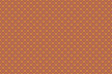 Raster illüstrasyonu. Çiçekli güzel suluboya desen. Sarı, turuncu ve morumsu renklerde.