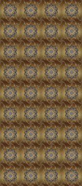 Kusursuz klasik kahverengi, sarı ve altın desenli. Klasik klasik klasik arka plan. Geleneksel oryantasyon süsü.