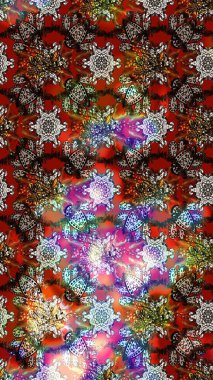 Doodle tarzı. Tekstil ve kapak tasarımı için mükemmel. Elle çizilmiş sonbahar çiçeği deseni. Renkli kahverengi ve kırmızı çizim kalıpları. Kahverengi ve kırmızı renkte çiçekler.