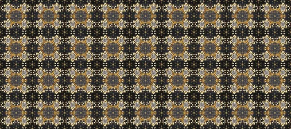 Noel altın kar tanesi kusursuz desen. Gri, kahverengi ve bej renkli altın kar taneleri. Sembol bayramı, yeni yıl kutlamaları, altın desenler. Kış kar dokusu duvar kağıdı.