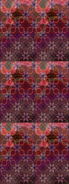 Raster illüstrasyonu. Güzel kumaş deseni. Bahar çiçekli güzel bir çiçek deseni..