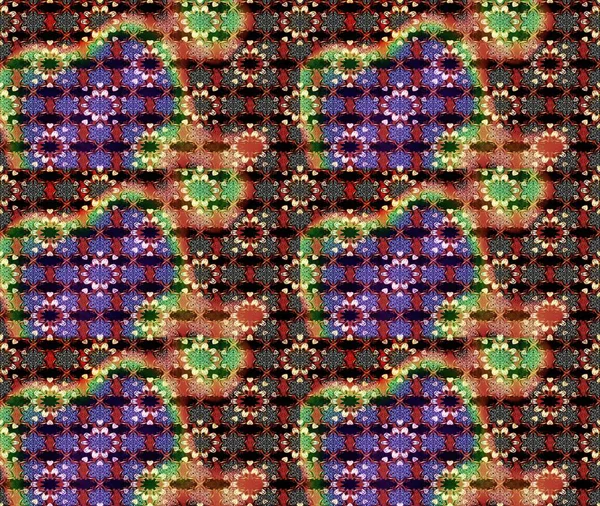 Siyah ve kahverengi renkte çiçekler. Raster illüstrasyonundaki çiçek desenli çizim. Düz Çiçek Elementleri Tasarımı. Renkli Bahar Teması çizim şablonu.