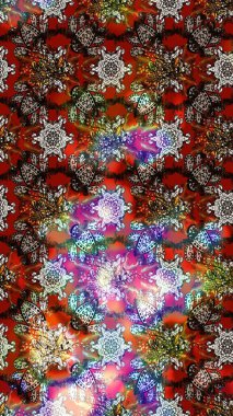 Doodle tarzı. Tekstil ve kapak tasarımı için mükemmel. Elle çizilmiş sonbahar çiçeği deseni. Renkli kahverengi ve kırmızı çizim kalıpları. Kahverengi ve kırmızı renkte çiçekler.