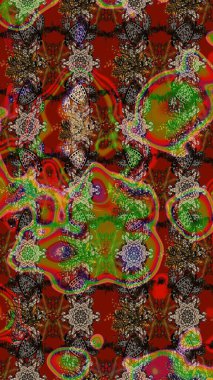 Yumuşak fayans. Klasik çiçek desenli. Paketleme, tekstil, duvar kâğıdı için çiçek eskizi. Raster 'ın taze dokusu. Yumuşak pamuk tasarımı.