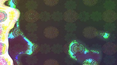 Çiçek arkaplanlı soyut zarafet eskiz deseni. Raster Güzel kumaş deseni.