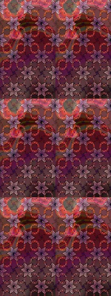 Raster illüstrasyonu. Güzel kumaş deseni. Bahar çiçekli güzel bir çiçek deseni..