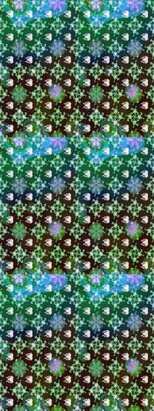 Yeşil renkli çiçekler. Renkli Bahar Teması eskiz kalıbı. Sevimli çiçek raster deseni. Düz Çiçek Elementleri Tasarımı.