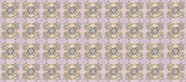 Tarafsız, bej ve gri renklerde altın elementler. Kusursuz altın desenli bukleler. Doğu tarzı arabesk. Raster illüstrasyonu. Raster altın desen.