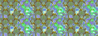 Parlak renkli çiçekleri ve yeşil ve mavi renkli yaprakları olan harika bir çiçek deseni. Halk tarzı. Moda baskıları için zarif bir şablon. Modern çiçek arkaplanı.