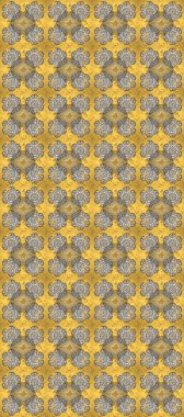 Doğu tarzı arabesk tarzında altın elementler. Raster altın pürüzsüz desen. Kusursuz altın desenli bukleler. Sarı, bej ve gri renklerde pürüzsüz desen.