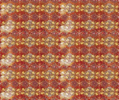 Kahverengi ve turuncu renkli yaz çiçekleri. Raster illüstrasyonu. Raster çiçek desenli ve çiçekli..