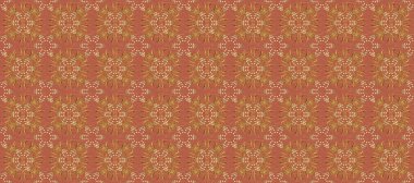 Kusursuz altın desenli bukleler. Doğu tarzı arabesk. Parlak dantel, stilize çiçekler, şal desenli. Hassas altın deseni açın. Hoş renklerde, altın elementlerle kusursuz desen. Raster illüstrasyonu.