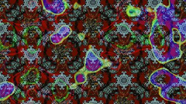 Raster suluboya çiçek deseni, narin çiçekler, kahverengi ve gri çiçekler, tebrik kartı şablonu. Güzel kumaş deseni.