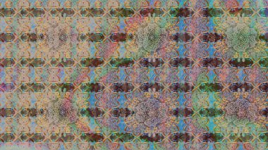 Arkaplan dokusu, duvar kağıdı, çiçek temalı gri renkler. Kabile sanatı boho baskısı, klasik çiçek arkaplanı. Soyut etnik raster çizim kalıbı.