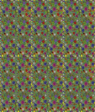 Renkli Bahar Temalı Kusursuz Arkaplan. Çiçek deseni. Raster kusursuz. Güzel kumaş deseni. Düz Çiçek Elementleri Tasarımı.