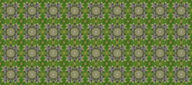 2019 Noel 'i, kar tanesi, yeni yıl. Tarafsız, yeşil ve gri renklerde, altın elementlerle klasik, pürüzsüz desen.