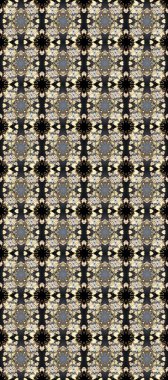 Tekrarlayan elementlerle kusursuz soyut arkaplan. Gri, siyah, bej ve altın desenli. Zarif raster klasik desen.