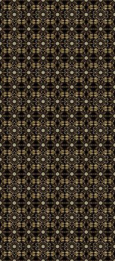 Klasik raster altın desenli. Geleneksel oryantasyon süsü. Klasik klasik klasik arka plan. Kahverengi, siyah ve bej renklerde altın elementlerle desen.