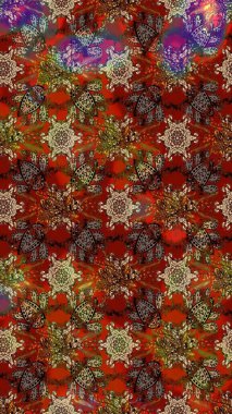 Düz Çiçek Elementleri Tasarımı. Çiçekli eskiz arkaplanı. Çocuk stili. Renkli Bahar Teması çizim şablonu.