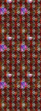 Küçük çaplı çiçeklerdeki basit şirin desenler. Tekstil veya kitap kapakları, imalat, duvar kağıtları, baskı, hediye paketi ve yapıştırma kitabı için çiçek eskizi geçmişi. Raster illüstrasyonu.