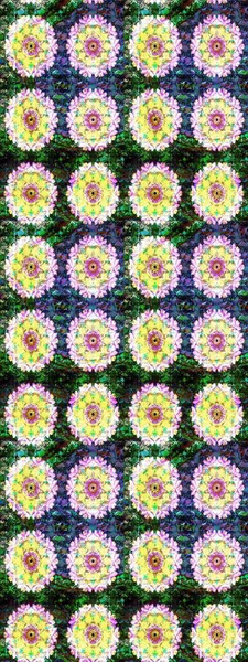 Tarafsız renklerde yaz çiçekleri. Raster illüstrasyonu. Raster çiçek desenli ve çiçekli..