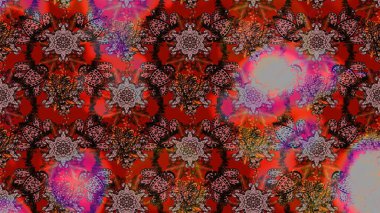 Çiçek deseni duvar kağıdı, desen dolguları ve web sayfası arka planı için kullanılabilir. Şekil verilmiş çiçeklerle eskiz deseni. Süslü zentangle çizim dokusu, soyut çiçeklerle süslenmiş..