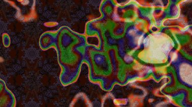 Renkli Bahar Teması eskiz kalıbı. Düz Çiçek Elementleri Tasarımı. Raster illüstrasyonu. Karalama çiçeği. Güzel kumaş deseni. Zentangle soyut çiçekleri.