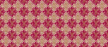 Geleneksel klasik altın desen. Raster oryantal süs. Barok tarzında kusursuz bir doğulu süsü. Mor ve pembe renklerdeki altın desenli altın elementler.