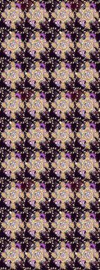 Raster güzel kumaş deseni çiziyor. Çiçek deseni. Düz Çiçek Elementleri Tasarımı. Renkli Bahar Teması çizim şablonu.