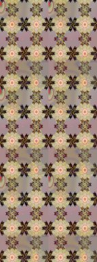 Güzel kumaş deseni. Çiçekler, dallar, bitkiler ve çiçekler. El çizimi. Raster illüstrasyonu.