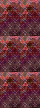 Raster illüstrasyonu. Bahar çiçekleriyle güzel bir çiçek deseni çizmişsin. Güzel kumaş deseni.