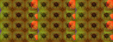 Moda baskısı. Ton halinde. Dekorasyon ve tasarım için güzel bir desen. Çiçeğin suluboya çizimlerinin mükemmel deseni. Suluboya desenli çiçek deseni.